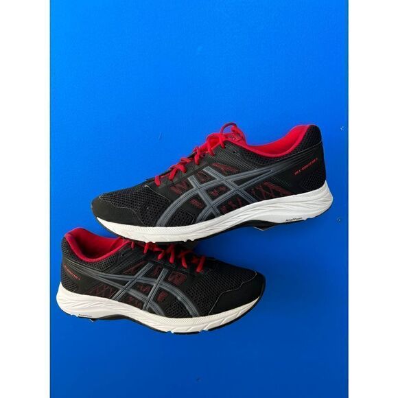 ASICS Men's Gel-Contend 6 Gray & Red Mesh Running Shoes US 13 - Picture 1 of 6